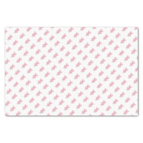 Cute Pink Pig Cartoon Tissue Paper