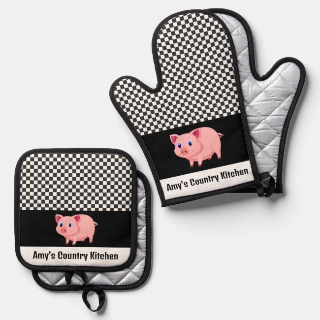 Cute Pink Pig Design