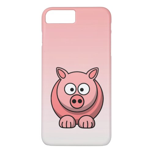 Cute Pink Pig iPhpne 87 Plus Case