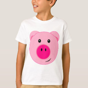 Cute Pink Pig T-Shirt