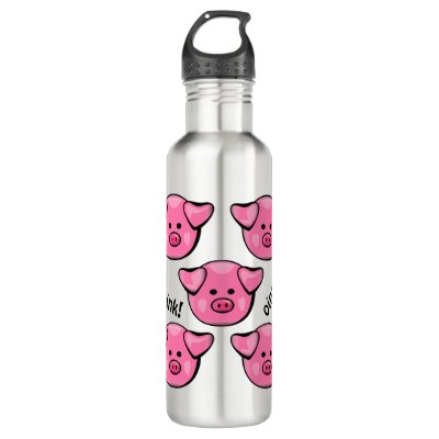 Cute Pink Pigs Oinking