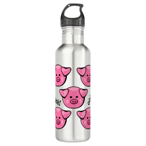 Cute Pink Pigs Oinking
