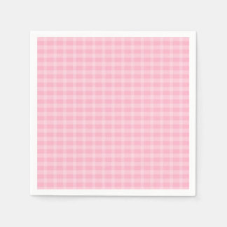 Cute Pink Plaid Napkins