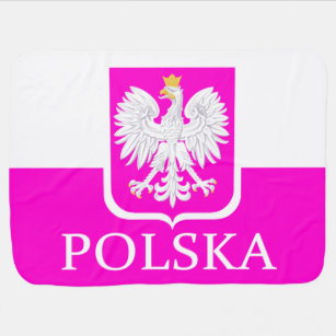 Poland Flag Fleece Blanket *NEW* 5 ft x 4.2 ft Travel Throw Cover Polish L@@K 