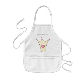 Cute Pink Princess Apron by Lilleaf at Zazzle