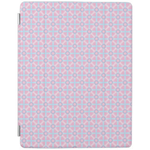 Cute Pink, Purple & Light Blue Pattern iPad Smart Cover