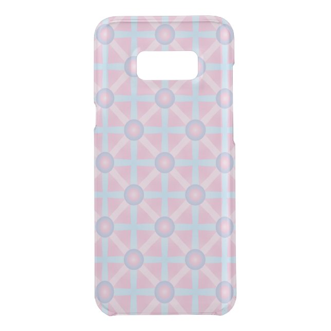 Cute Pink, Purple & Light Blue Pattern Uncommon Samsung Galaxy Case (Back)