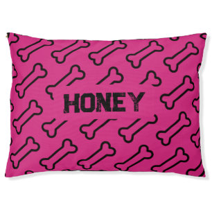 Cute Pink Purple Luxe Dog Cat Pet Bed