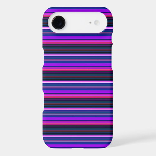 Cute pink purple stripes iPhone 17 air case
