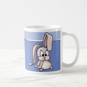 Cute Pink Rabbit Cartoon Coffee Mug