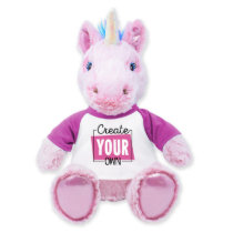 Cute Pink Rainbow Mane 9" Unicorn Stuffed Animal