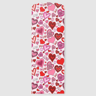 Cute Pink Red Hearts Blush Love Pattern Bookmarks