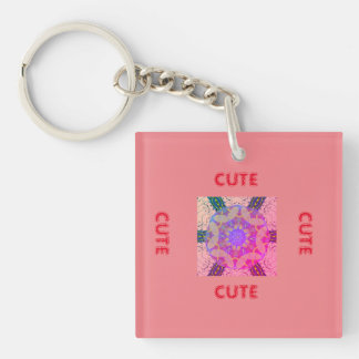 cute PINK _RED  Keychain