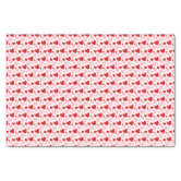 Cute Red and Pink Little Hearts Pattern Tissue Paper | Zazzle