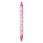 Cute Pink Ribbon and Gingham Sweet Girly Pattern Pen