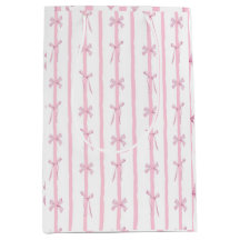 Cute Pink Ribbon Stripe 