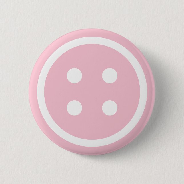 Cute Pink Sewing Button (Front)