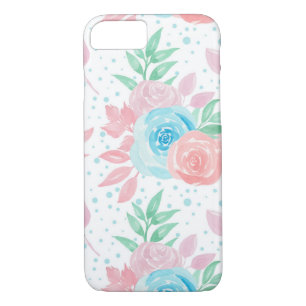 Cute Pink Spring Flowers iPhone 8/7 Case