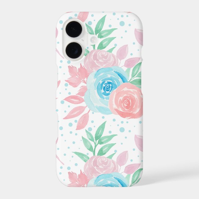 Cute Pink Spring Flowers Iphone Case (Back)