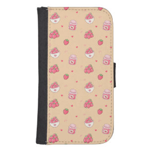 Cute Pink Strawberry Pattern Phone Case