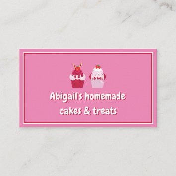 Cute Pink Strawberry Shortcakes, Catering / Bakery