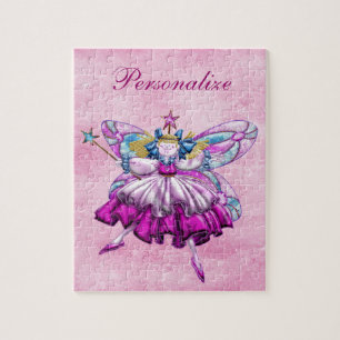 Cute Pink Sugar Plum Fairy Puzzle