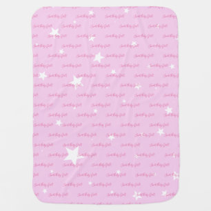 Cute Pink Sweet Baby Girl Baby Blanket