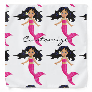 Cute Pink-tailed Mermaid Thunder_Cove Bandana
