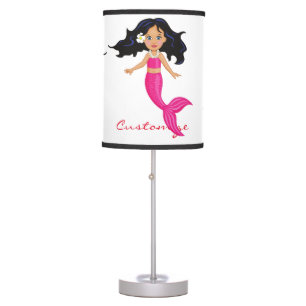 Cute Pink-tailed Mermaid Thunder_Cove Table Lamp