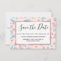 Cute Pink Teal Unicorn Rainbow Floral Stars