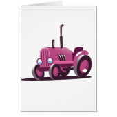 Cute Pink Tractor (Front)