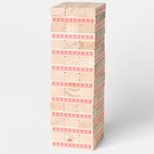 Cute Pink Turtle Babe Custom Topple Tower