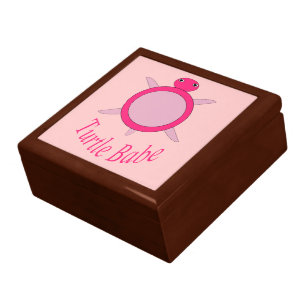 Cute Pink Turtle Babe Gift Box
