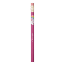 Cute Pink Unicorn and Rainbow Personalized Pencil Cute Pink Unicorn and Rainbow Personalized Pencil