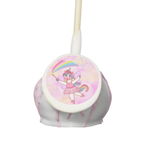 Cute Pink Unicorn Fairy Princess Cake Pop