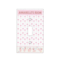 Cute PInk Unicorn Lollipop Rainbow Girls Room Light Switch Cover