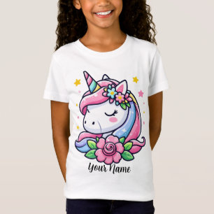 Cute Pink Unicorn T-Shirt