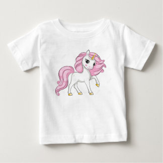 Cute Pink Unicorns Baby T-Shirt