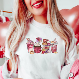 Cute Pink Valentine Treats  T-Shirt