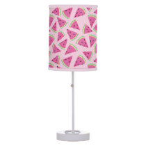 Cute Pink Watermelon pattern Table Lamp