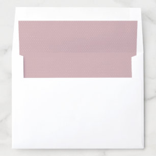 Cute pink white polka dots simple baby shower envelope liner