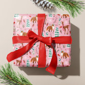 Forest Woodland Animals Fox, Deer, Rabbit & Floral Wrapping Paper