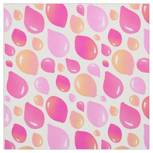 Cute Pink Yellow Balloon Pattern Girl Girly Kids Fabric