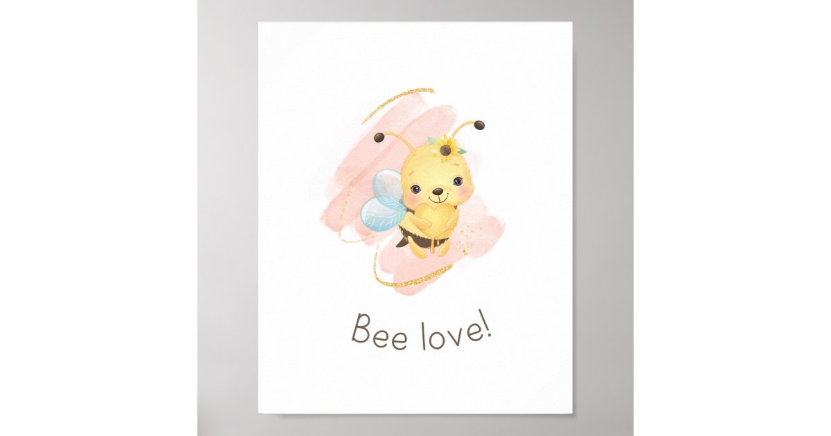 I Love You Honey Bunny – Poster elegante – Photowall