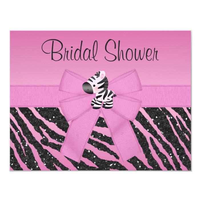 printed ribbon for bridal shower