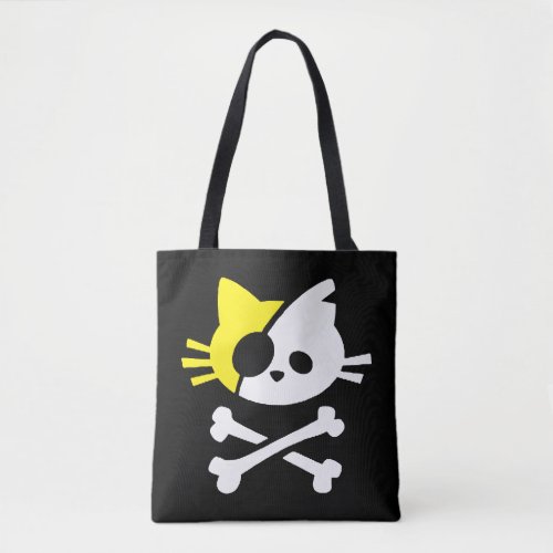 Cute Pirate Cat Tote Bag