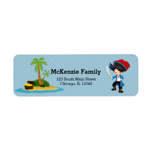 Cute Pirate * choose background color Label