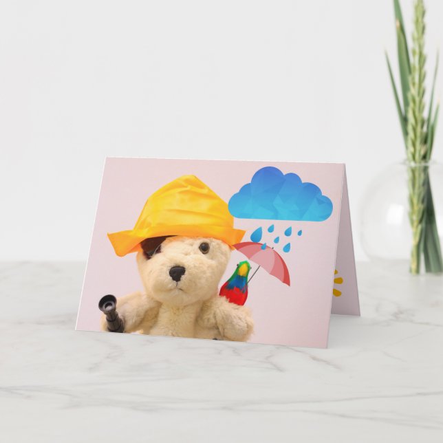 Cute Pirate Dog Get Well Card (Front)