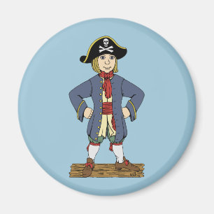 Cute Pirate Lad Magnet