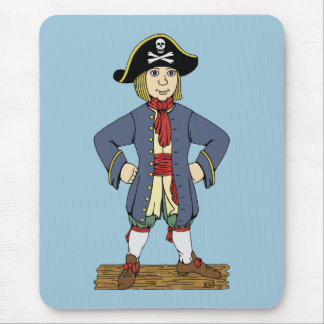 Cute Pirate Lad Mouse Pad